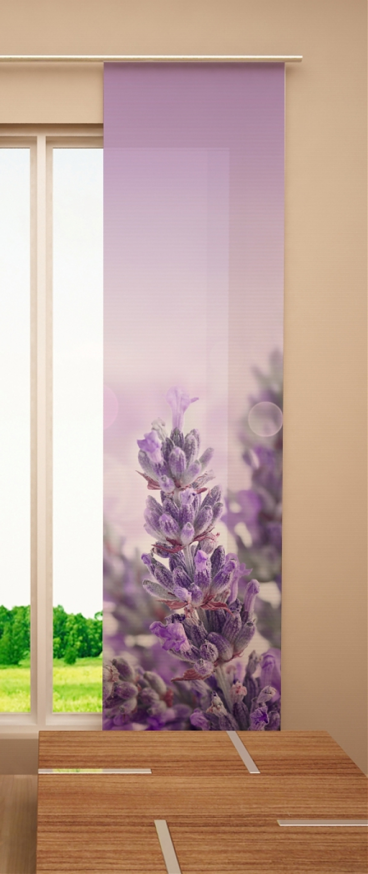 Японские панели  Garden Сирень