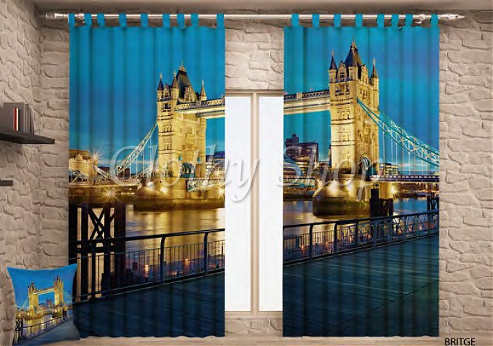 Фотошторы Garden BRITCE (мост)