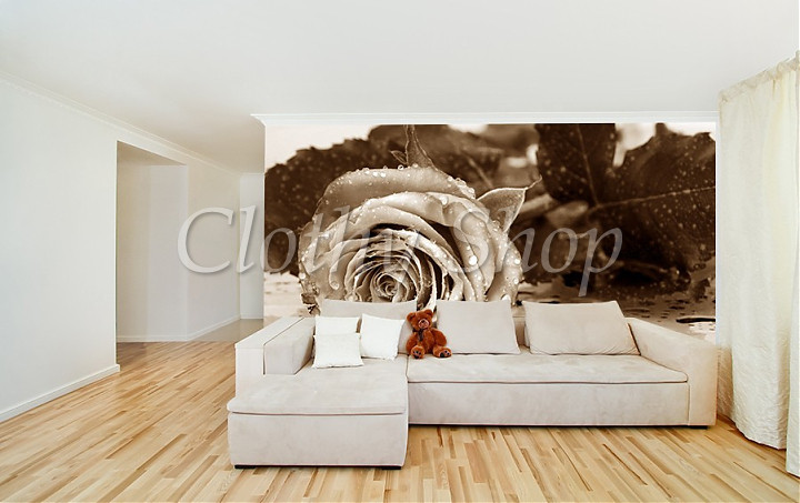 Фотообои  Garden (РОЗА ПОСЛЕ ДОЖДЯ)