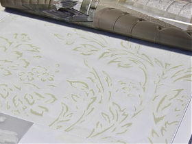 VOILE DIS. 016 BEIGE DEVORE' ST/444 COL. BEIGE