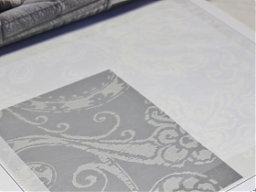 VOILE DIS. 016 BEIGE DEVORE' ST/429 